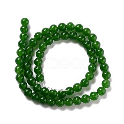 Natural & Dyed Malaysia Jade Bead Strands G-A146-6mm-A28-1