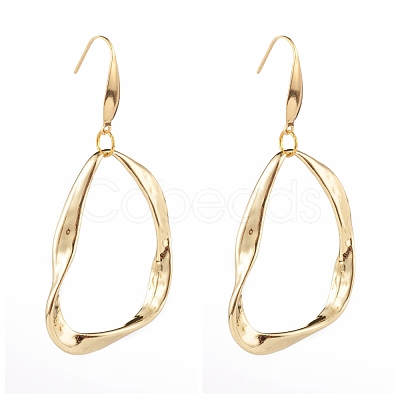 Alloy Twisted Ring Dangle Earring Sets EJEW-JE04503-1