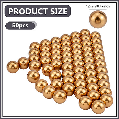 Brass Beads KK-NB0004-09B-1