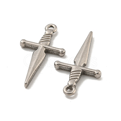 Non-Tarnish 304 Stainless Steel Pendants STAS-O004-06A-P-1