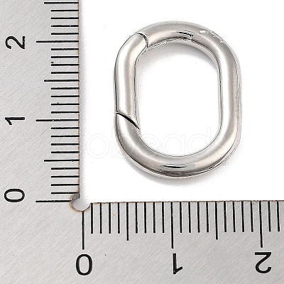 Brass Spring Gate Rings KK-M293-55P-1