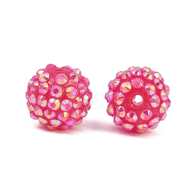 AB-Color Resin Rhinestone Beads RESI-S315-14x16-09-1