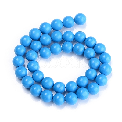 Dyed Natural Mashan Jade Beads Strands DJDA-E266-14mm-02-1