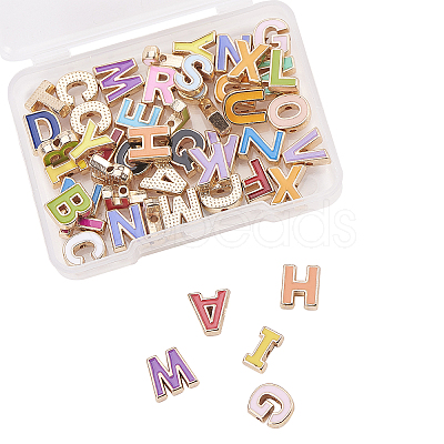 Alloy Enamel Slide Charms ENAM-CJ0001-25-1
