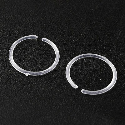 Acrylic Hoop Nose Ring AJEW-YW0001-06I-1