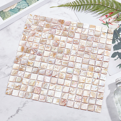 Square Natural Shell Pattern Paper DIY-WH0223-69-1