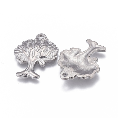 Non-Tarnish 304 Stainless Steel Pendants STAS-F249-39P-1