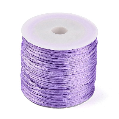 30M Nylon Satin Rattail Cords NWIR-YW0001-04-07-1