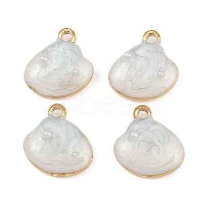 304 Stainless Steel Enamel Pendants STAS-U057-11G-A-1