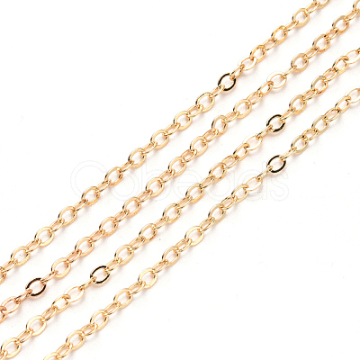 3.28 Feet Brass Cable Chains X-CHC-T008-06A-KC-1