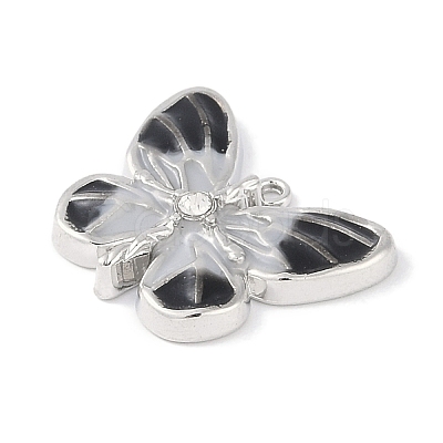 Rack Plating Alloy Enamel Pendants PALLOY-F018-22P-04-1