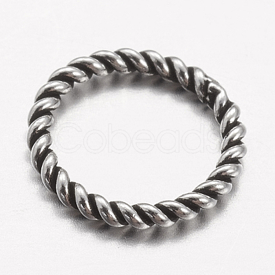 925 Thailand Sterling Silver Round Rings STER-P005-13-1