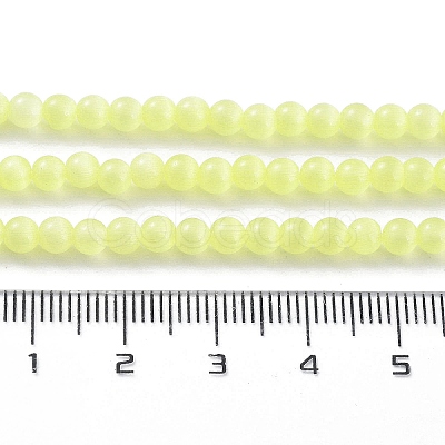 Cat Eye Beads Strands CE-F022-4mm-11-1