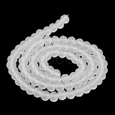 Transparent Glass Beads Strands EGLA-A044-T6mm-MD19-1