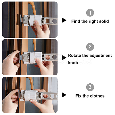 Portable Clothes Drying Rack AJEW-WH0291-35-1