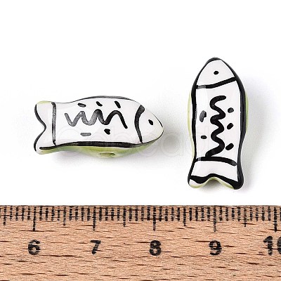 Handmade Porcelain Ceramic Beads PORC-T133-28J-1