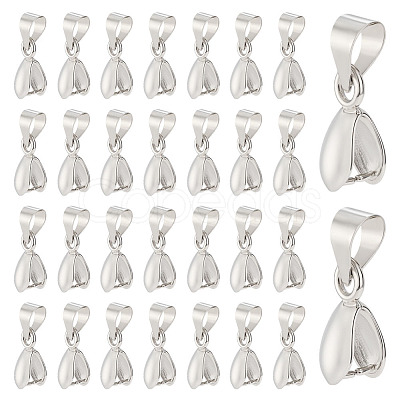 140Pcs Brass Ice Pick Pinch Bails KK-ME0002-93-1