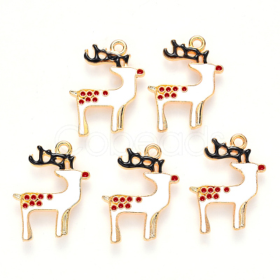 Alloy Enamel Pendants X-ENAM-S121-011-1