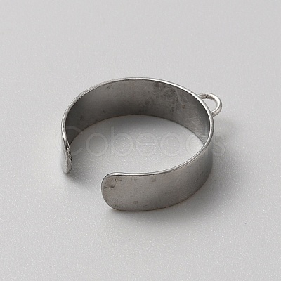 304 Stainless Steel Loop Ring Base FIND-WH0161-31C-P-1