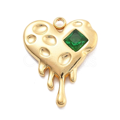 304 Stainless Steel Rhinestone Pendants STAS-R155-035M-G-1