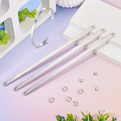 DIY Cuff Bangle Making Kits DIY-TA0014-48C-1