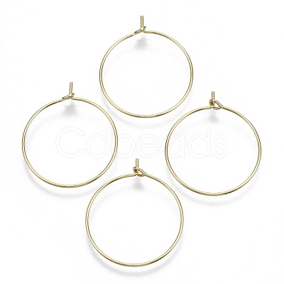 Brass Wine Glass Charms Rings KK-R112-037A-NF-1