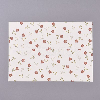 Paper Envelope Flower Pattern DIY-WH0148-15B-1