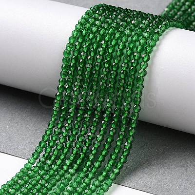 Transparent Glass Beads Strands GLAA-H021-03-16-1