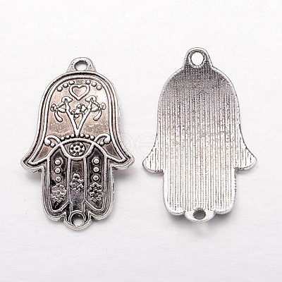 Tibetan Style Links connectors PALLOY-A14458-AS-FF-1