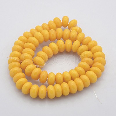 Mixed Style Solid Colour Resin Beads Strands RESI-O002-M-1