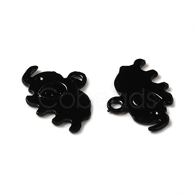 Spray Painted 201 Stainless Steel Charms LS-STAS-I672-03A-1