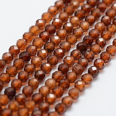 Natural Garnet Bead Strands G-G663-03-4mm-1