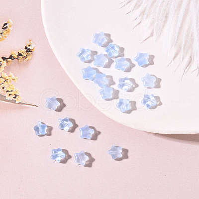 20Pcs Transparent Glass Beads GLAA-YW0001-08-1