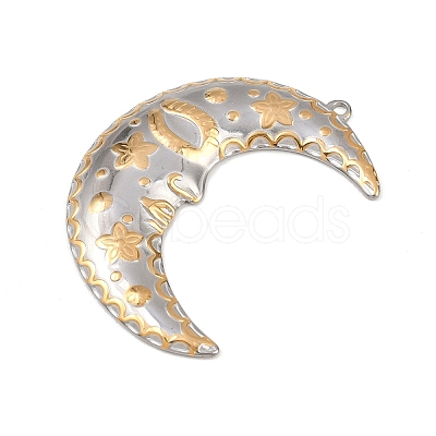 304 Stainless Steel Pendants STAS-P429-01B-A-1
