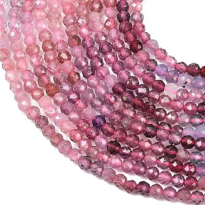 Natural Colorful Spinel Beads Strands G-B175-D01-3mm-1