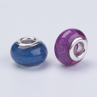 Large Hole Resin European Beads OPDL-R118-M2-1