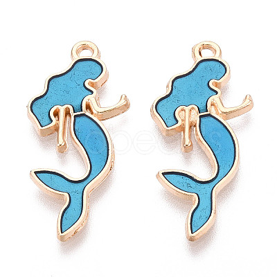 Alloy Enamel Pendants ENAM-N054-021A-1