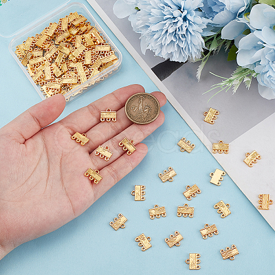 120Pcs Alloy Chandelier Components Links FIND-GO0003-32B-1