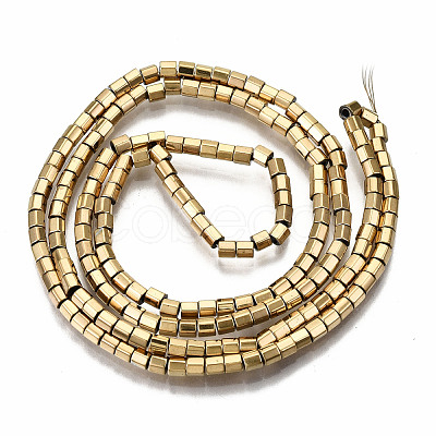 Electroplate Non-magnetic Synthetic Hematite Beads Strands G-T114-48G-1