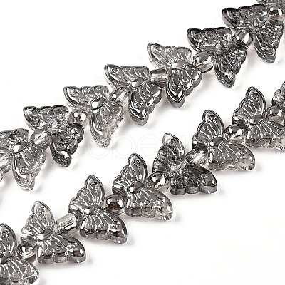 Electroplate Glass Beads Strands EGLA-N012-04D-1