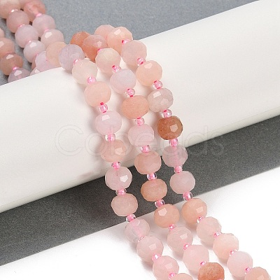 Natural Pink Aventurine Beads Strands G-H057-A07-01-1