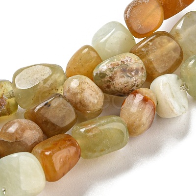 Natural Jade Bead Strands G-P070-02-1