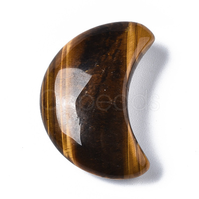 Moon Shape Natural & Synthetic Mixed Gemstone Healing Crystal Pocket Palm Stones G-T132-001M-1-1