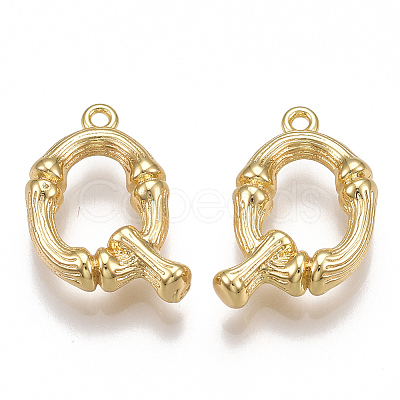 Brass Pendants KK-T038-193G-Q-1