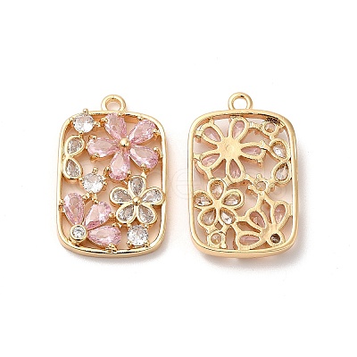 Real 18K Gold Plated Brass Pendant KK-B074-71G-01-1