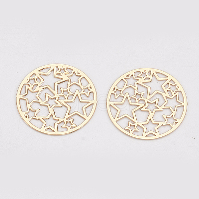 Brass Filigree Joiners Links X-KKC-S001-013KC-1