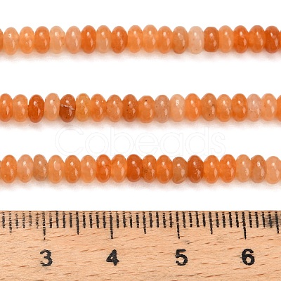 Natural Red Aventurine Beads Strands G-Z110-B22-2x4mm-1