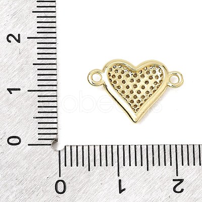 Brass Micro Pave Clear Cubic Zirconia Connector Charms CU-CBA3C32-17G-1