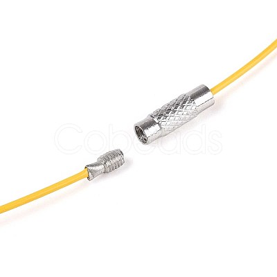 Steel Wire Bracelet Cord DIY Jewelry Making TWIR-R004-02-1