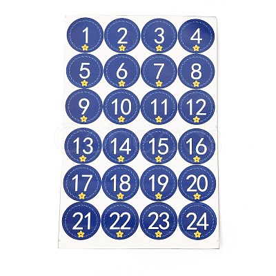 Christmas Advent Calendar Stickers LS-DIY-L050-A04-1
